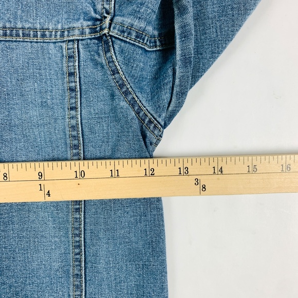 Old Navy Toddler Size 4T Unsex Blue Jean Denim All Year Round Jacket - Picture 7 of 7